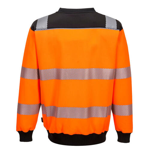 Bluza ostrzegawcza PW3, kolor pomarańczowy/czarny, rozmiar L 2