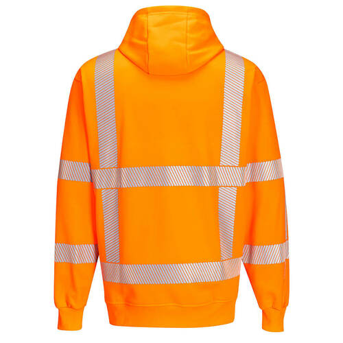 Bluza ostrzegawcza z kapturem RWS, kolor pomarańczowy, rozmiar 4XL 2