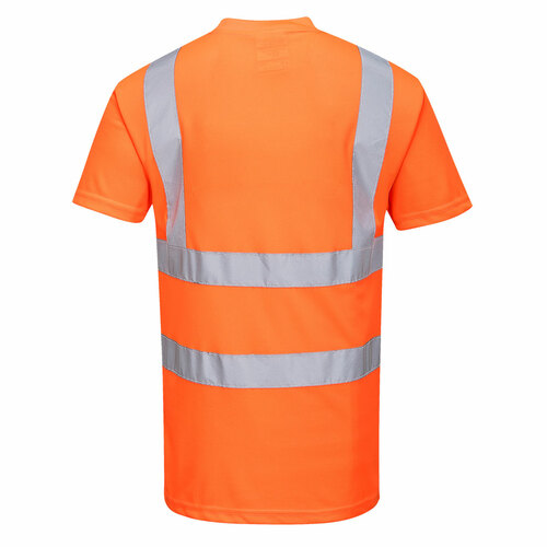T-shirt ostrzegawczy, kolor pomarańczowy, rozmiar 4XL 2
