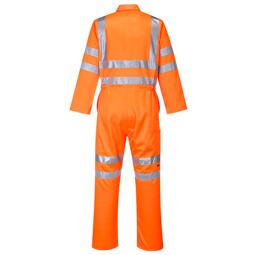 Kombinezon ostrzegawczy z polibawełny, kolor pomarańczowy, rozmiar 4XL 2