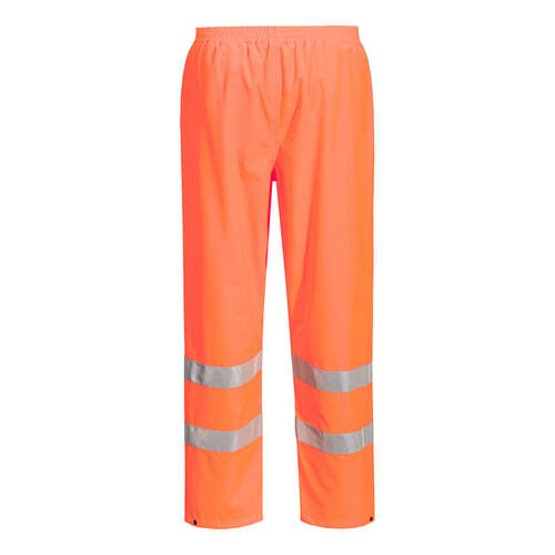 Lekkie spodnie ostrzegawcze z możliwością spakowania, kolor pomarańczowy, rozmiar L 2