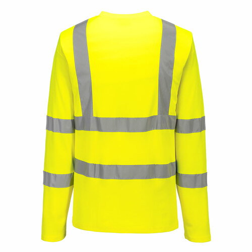 T-shirt ostrzegawczy z długimi rękawami, kolor żółty, rozmiar L 2