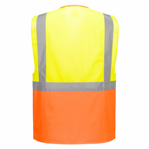 Kamizelka ostrzegawcza Executive Prague, kolor żółty/pomarańcz, rozmiar M 2