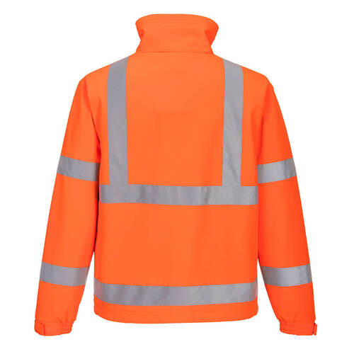 Softshell ostrzegawczy Classic (3 warstwy), kolor pomarańczowy, rozmiar L 2