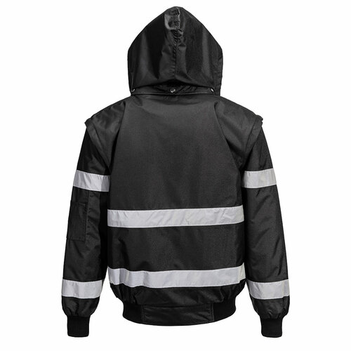 Kurtka Bomber Iona 4 w 1, kolor czarny, rozmiar XXL 2