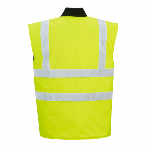 Dwustronny ocieplacz ostrzegawczy, kolor żółty, rozmiar 4XL 2