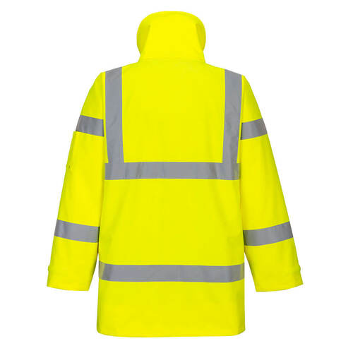 Ostrzegawcza kurtka wodoodporna Extreme Rain, kolor żółty, rozmiar L 2