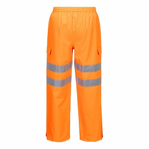 Ostrzegawcze spodnie wodoodporne Extreme Rain (3L), kolor pomarańczowy, rozmiar XXXL 2