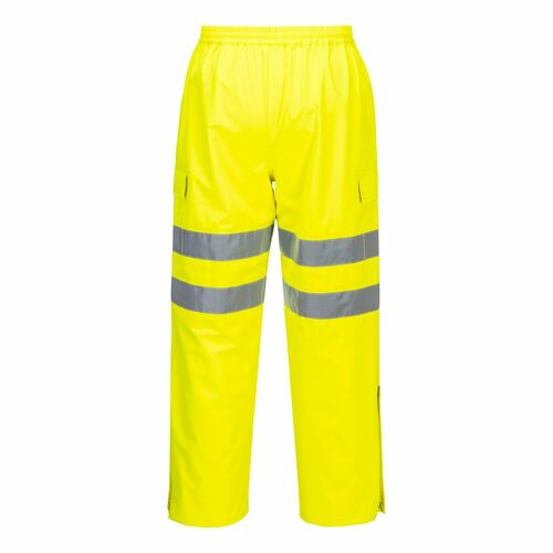 Ostrzegawcze spodnie wodoodporne Extreme Rain (3L), kolor żółty, rozmiar 4XL 2