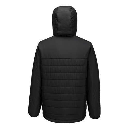 Professional Hooded Insulated Baffle Jacket, kolor czarny, rozmiar XXL 2