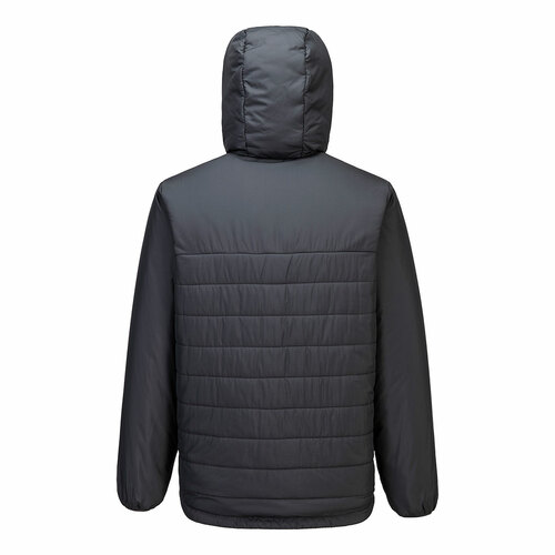 Professional Hooded Insulated Baffle Jacket, kolor szary, rozmiar M 2