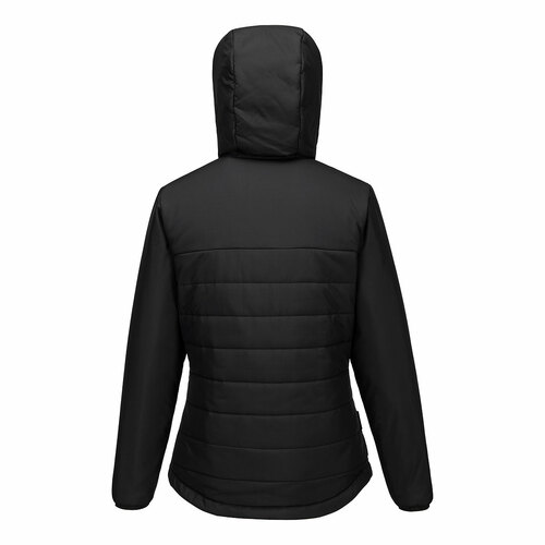 Professional Women's Hooded Insulated Baffle Jacket, kolor czarny, rozmiar XXL 2