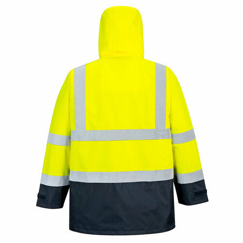 Kurtka ostrzegawcza Executive 5 w 1, kolor żółty/granatowy, rozmiar 5XL 2