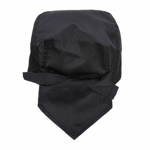 Bandana szefa kuchni, kolor czarny 2