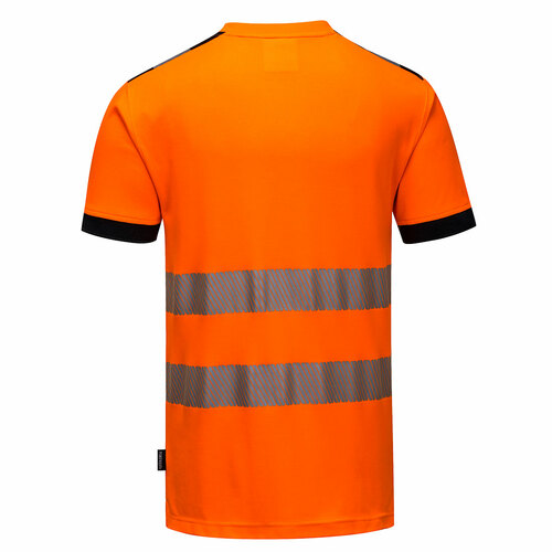 T-Shirt ostrzegawczy PW3, kolor pomarańczowy/czarny, rozmiar 4XL 2