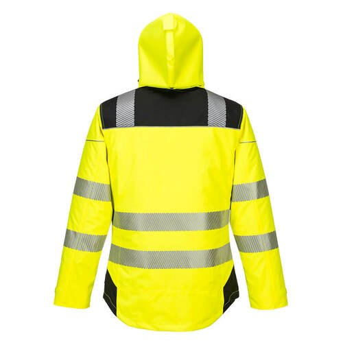 Kurtka ostrzegawcza zimowa PW3, kolor żółty/czarny, rozmiar XXXL 2