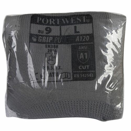 Rękawica powlekana PU do urządzeń wydających, kolor szary, rozmiar M 2