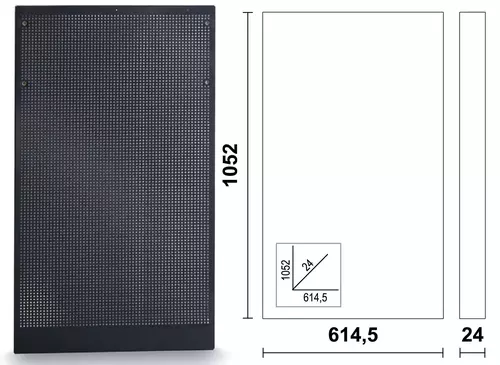 Zestaw mebli warsztatowych ze stalowym blatem system C45PRO Beta C45PRO2.0/AX 10