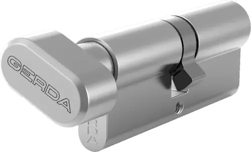 Wkładka bębenkowa 30g/40 GERDA H-PLUS BLT nikiel/satyna 2
