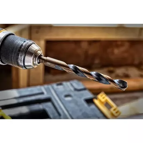 Zestaw 21 szt. wierteł do metalu, HSS-G BLACK & GOLD DeWALT DT70755 small Tough Case+ 3