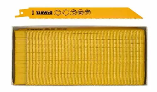Brzeszczot bagnetowy do cięcia metalu 14z, długość 203mm DeWALT DT2323 opakowanie 100szt. 2