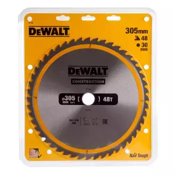 Piła tarczowa do cięcia drewna ø305x30x2,00mm, grubość cięcia 3,0mm, 48 zębów, CONSTRUCTION DeWalt DT1959 2