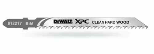 Brzeszczoty do wyrzynarek 100mm do cięcia twardego drewna 3 szt. DeWalt DT2217 3