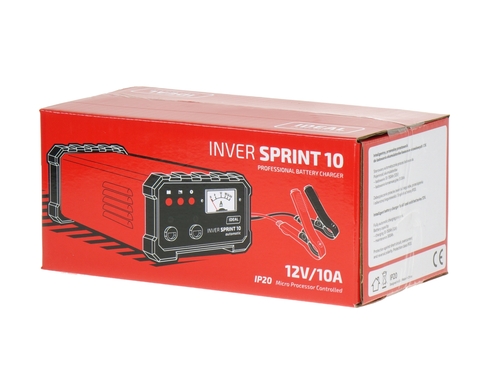 Prostownik do ładowania akumulatorów INVER SPRINT 10A 12V AUTOMATIC 8