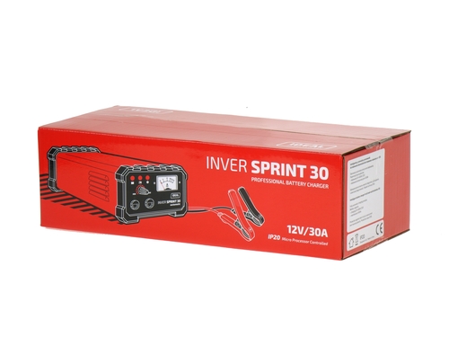 Prostownik do ładowania akumulatorów INVER SPRINT 30A 12V AUTOMATIC 8