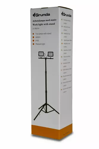 Lampy robocze ze statywem GRUNDA LED 2x1800 LM 4