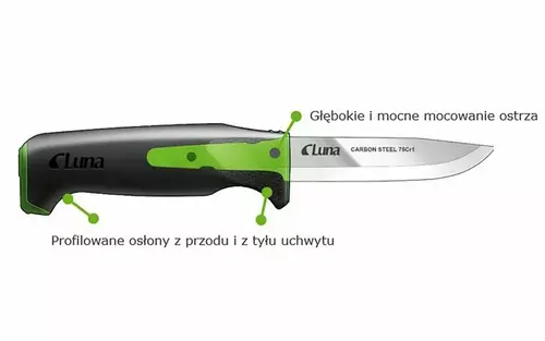 Nóż Luna Coarse TPE 3