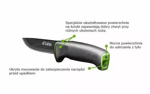 Nóż Luna Coarse TPE 2
