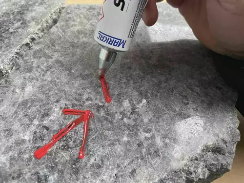 Marker w tubce - czerwony 3