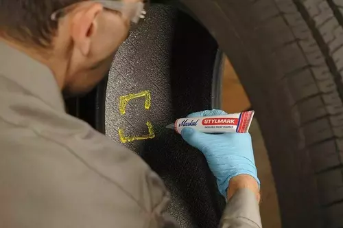 Marker w tubce - czarny 2