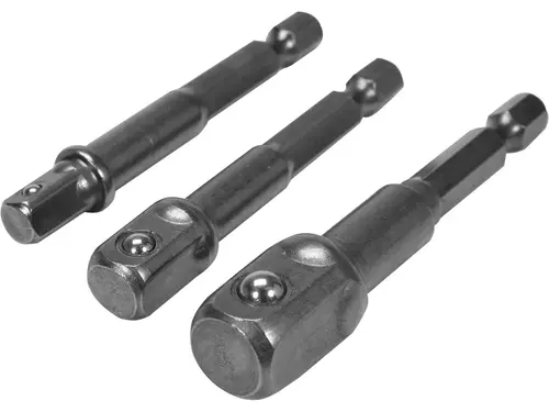 Zestaw adapterów HEX  1/4", 3/8", 1/2" YATO 2