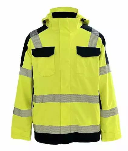 Zestaw kurtka przeciwdeszczowa i bluza polarowa kolor żółty XL Vizwel VWJK433-FC62YN/XL 4