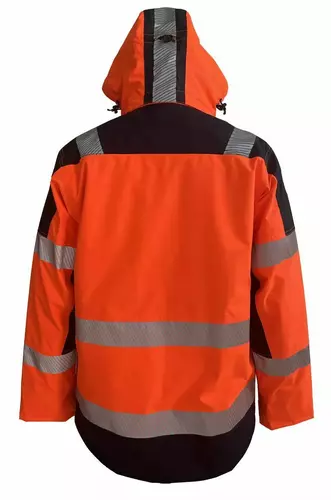 Zestaw kurtka przeciwdeszczowa i bluza polarowa kolor pomarańczowy XL Vizwel VWJK433-FC62ON/XL 3