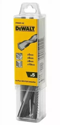 Zestaw 5szt. wierteł widiowych do betonu SDS+, 110mm i 160mm DeWalt DT60301 4