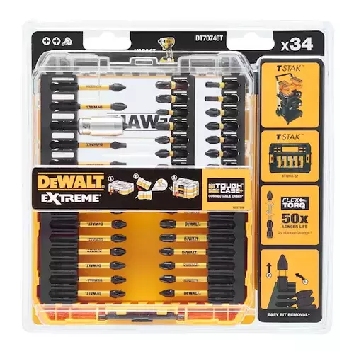 Zestaw 34 szt. bitów DeWalt DT70746T 3