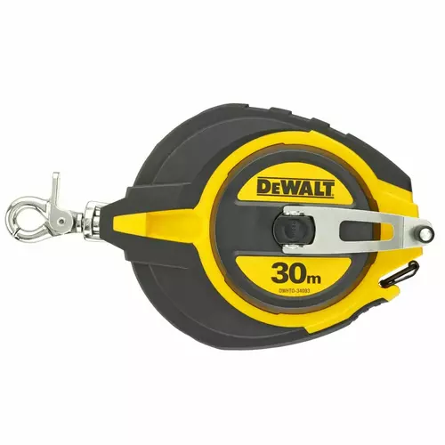 Miara zwijana stalowa długa 30m z karabińczykiem DeWalt DWHT0-34093 2