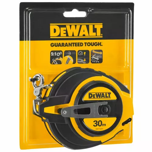 Miara zwijana stalowa długa 30m z karabińczykiem DeWalt DWHT0-34093 3