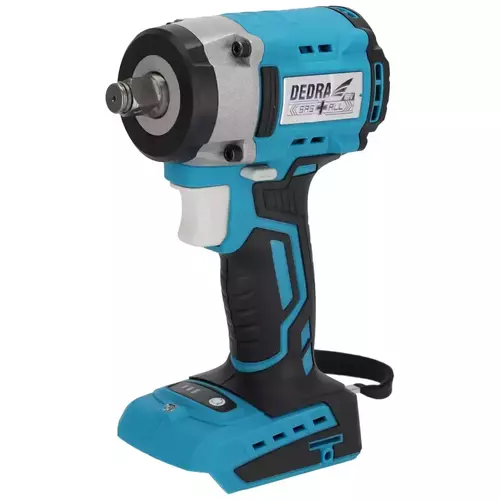 Kompaktowy klucz udarowy akumulatorowy bezszczotkowy 350Nm 1/2" 18V DEDRA DED7153  2