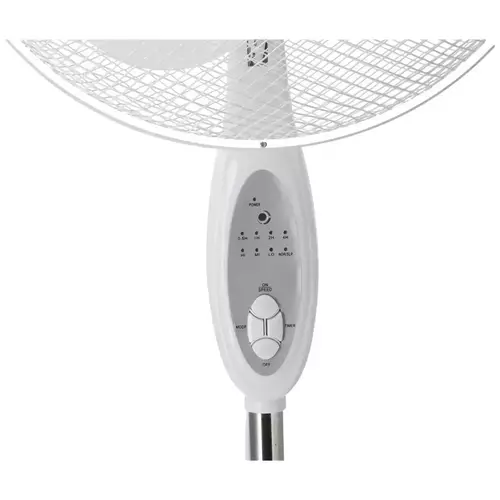 Wentylator stojący 16" z pilotem biały 40W Dedra 3