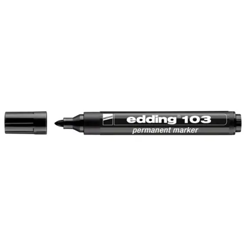 Marker permamentny 1.5-3mm 103 okrągły EDDING czarny 2
