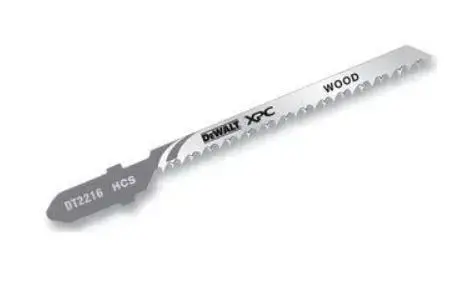 Zestaw 5 szt. brzeszczotów do wyrzynarek 82mm do szybkiego, krzywoliniowego cięcia drewna DeWalt DT2216 2