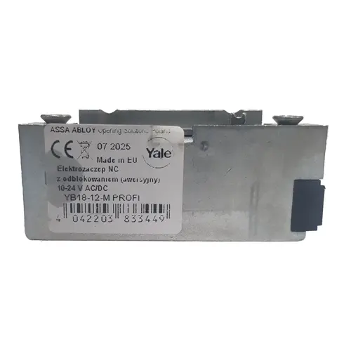 Elektrozaczep standardowy z wyłącznikiem 10-24 V AC/DCYB18-12-M PROFI 4