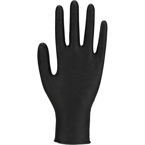 Rękawice warsztatowe, techniczne THOR POWER Grip 50 sztuk czarne XL 2