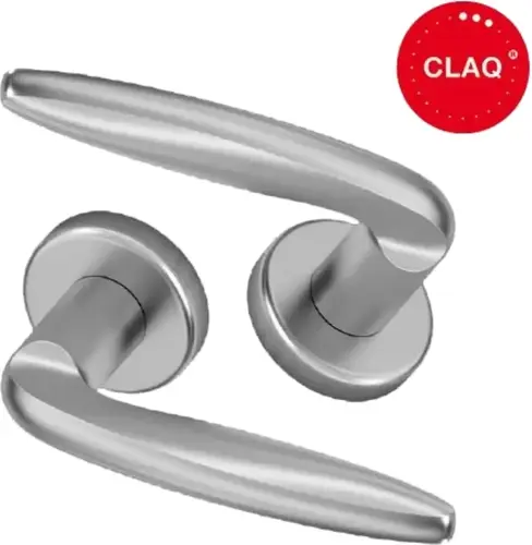 Klamka Kobe szyld okrągły 50mm Claq7 35-45, chrom matowy [10741-0103-003-000-15] 2