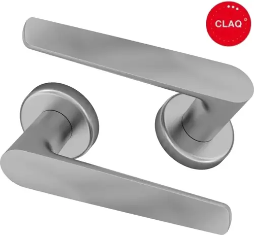 Klamka gaia szyld okrągły 50mm claq 35-45, chrom matowy [10791-0103-003-000-15] 2