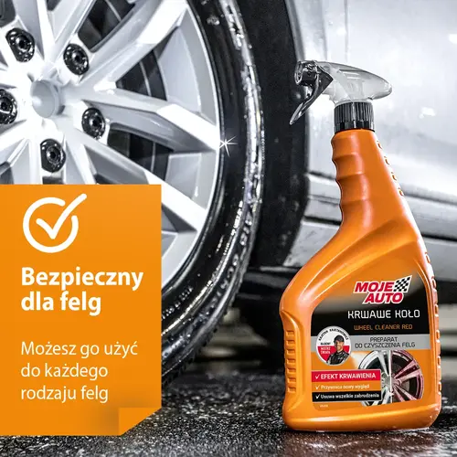 Płyn do Felg "Krwawe Koło" 750ml - Atomizer - neutralny MOJE AUTO 6